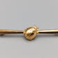 Vintage Brosche Goldfarbene Stabnadel