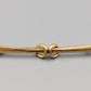Elegante Vintage Brosche Goldfarbene Stabnadel