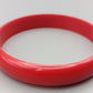 Klassischer Vintage Armreif  Schlichtes Design in Rot
