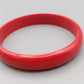 Klassischer Vintage Armreif  Schlichtes Design in Rot