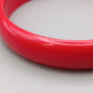Klassischer Vintage Armreif  Schlichtes Design in Rot