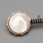 Vintage Brosche  Banjo Musikinstrument Design