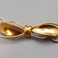 Vintage Brosche Goldfarbene Stabnadel mit Schleife