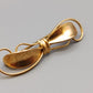 Vintage Brosche Goldfarbene Stabnadel mit Schleife