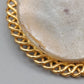 Klassische Vintage Brosche Goldfarbene Fassung