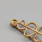 Elegante Brosche in Goldoptik Stilvolles Eichenblatt