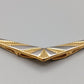 Vintage Kragenclip in Gold und Silberoptik
