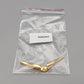Vintage Kragenclip in Gold und Silberoptik