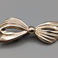 Elegante Vintage Brosche in Schleifen Design