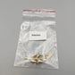 Elegante Goldene Brosche in Blattform Vintage Design