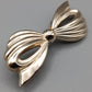 Elegante Schleifen Brosche in Goldoptik Vintage Stil
