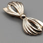 Elegante Schleifen Brosche in Goldoptik Vintage Stil
