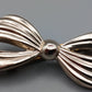 Elegante Schleifen Brosche in Goldoptik Vintage Stil