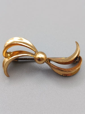 Elegante Brosche in Goldoptik Vintage Stil