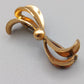 Elegante Brosche in Goldoptik Vintage Stil