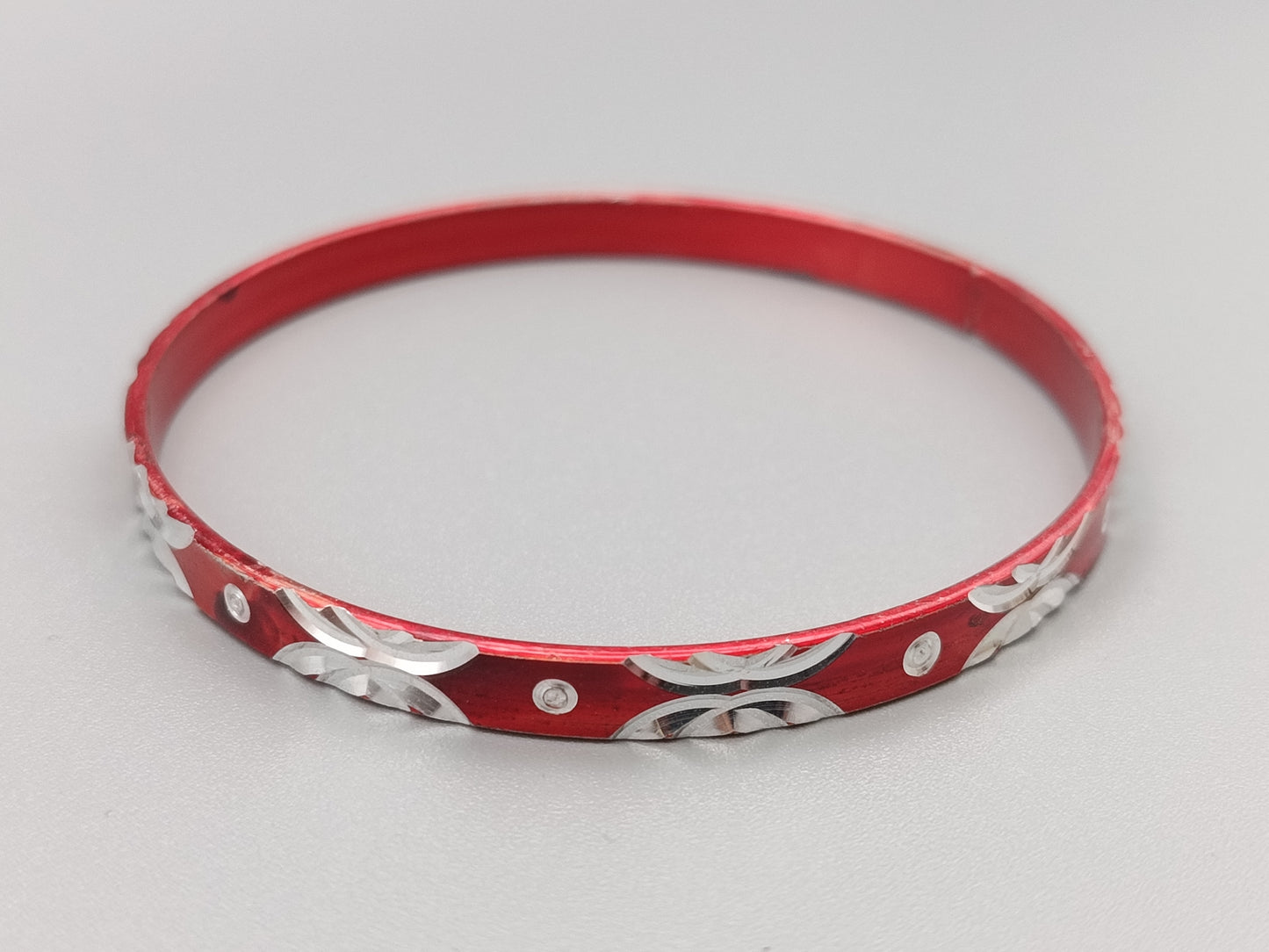 Stilvoller Roter Armreif  Damen Armband