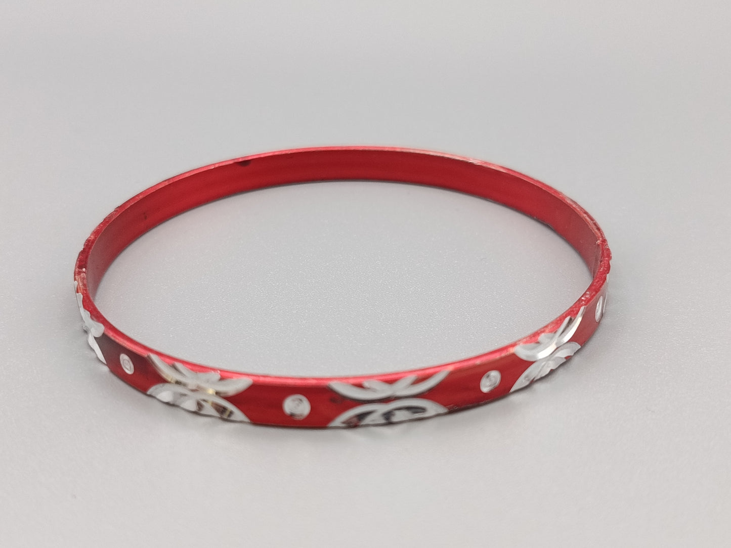 Stilvoller Roter Armreif  Damen Armband
