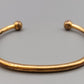 Klassischer Goldener Armreif Damen Arm Schmuck