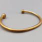 Klassischer Goldener Armreif Damen Arm Schmuck