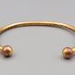 Klassischer Goldener Armreif Damen Arm Schmuck