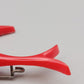 Schöne Schwalben Brosche in Rot Vintage Stil