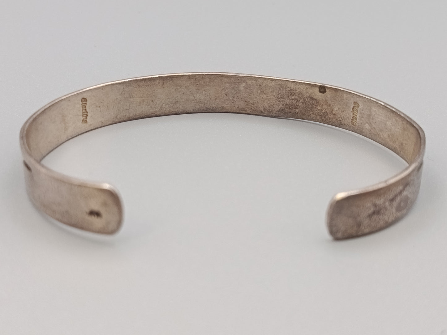 Klassischer Sterling Silber Armreif im Vintage Stil