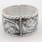 Eleganter Vintage Armreif mit floralem Design