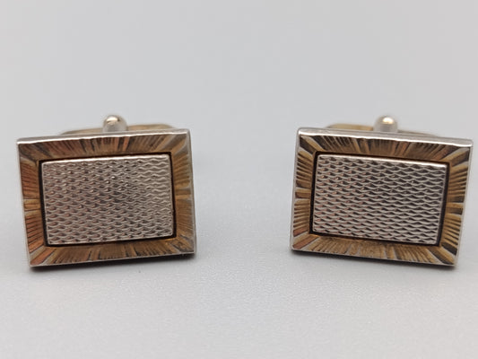 Klassische Vintage Manschettenknöpfe  Struktur Muster