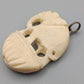 Geschnitzter Elefanten Anhänger Vintage Schmuck