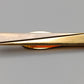 Elegante goldfarbene Krawattenklammer Bicolor Design