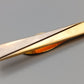 Elegante goldfarbene Krawattenklammer Bicolor Design