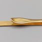 Elegante goldfarbene Krawattenklammer Bicolor Design