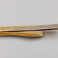 Elegante goldfarbene Krawattenklammer Bicolor Design
