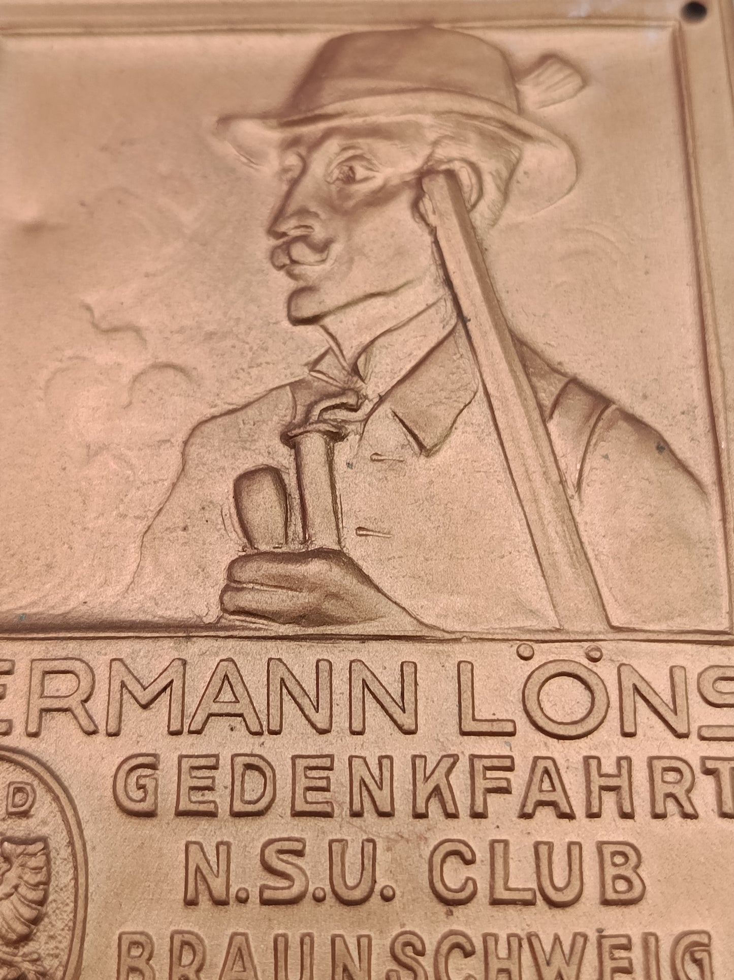 Hermann Löns Plakette 1929 Antike NSU Club
