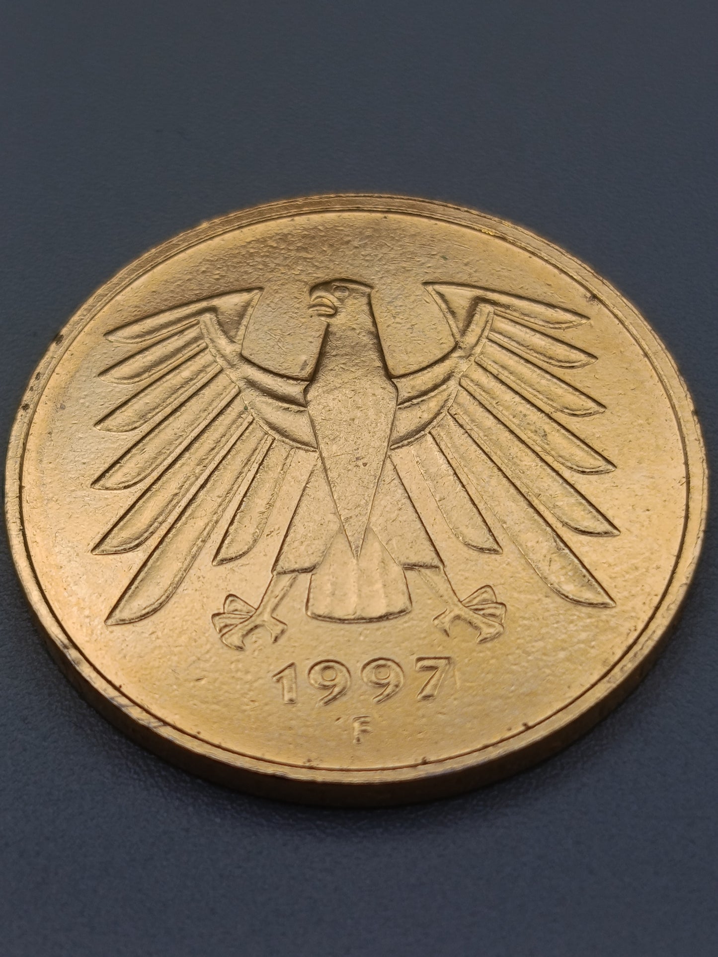 Seltene 5 Deutsche Mark Münze 1997 F Sammlermünze