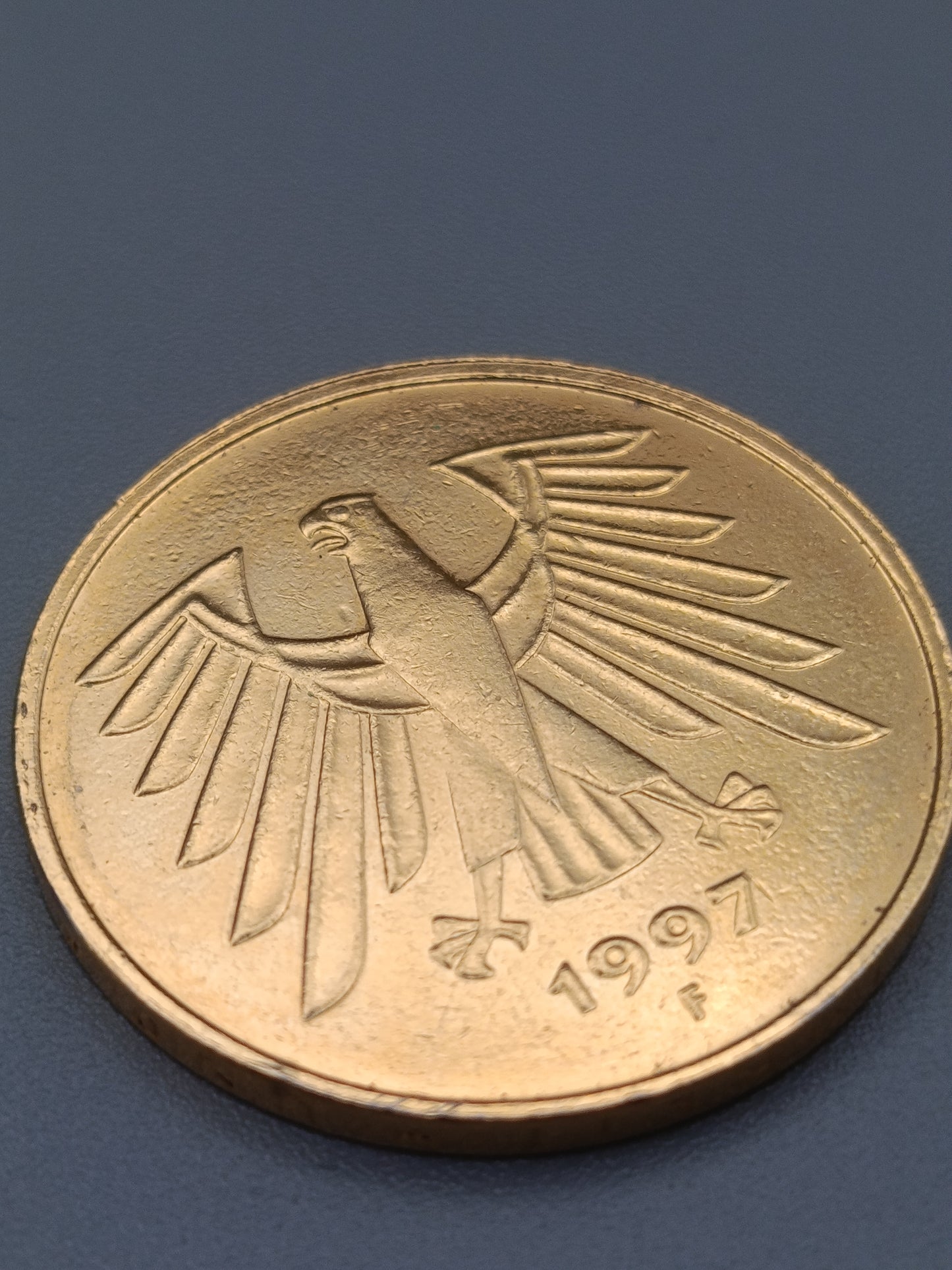 Seltene 5 Deutsche Mark Münze 1997 F Sammlermünze