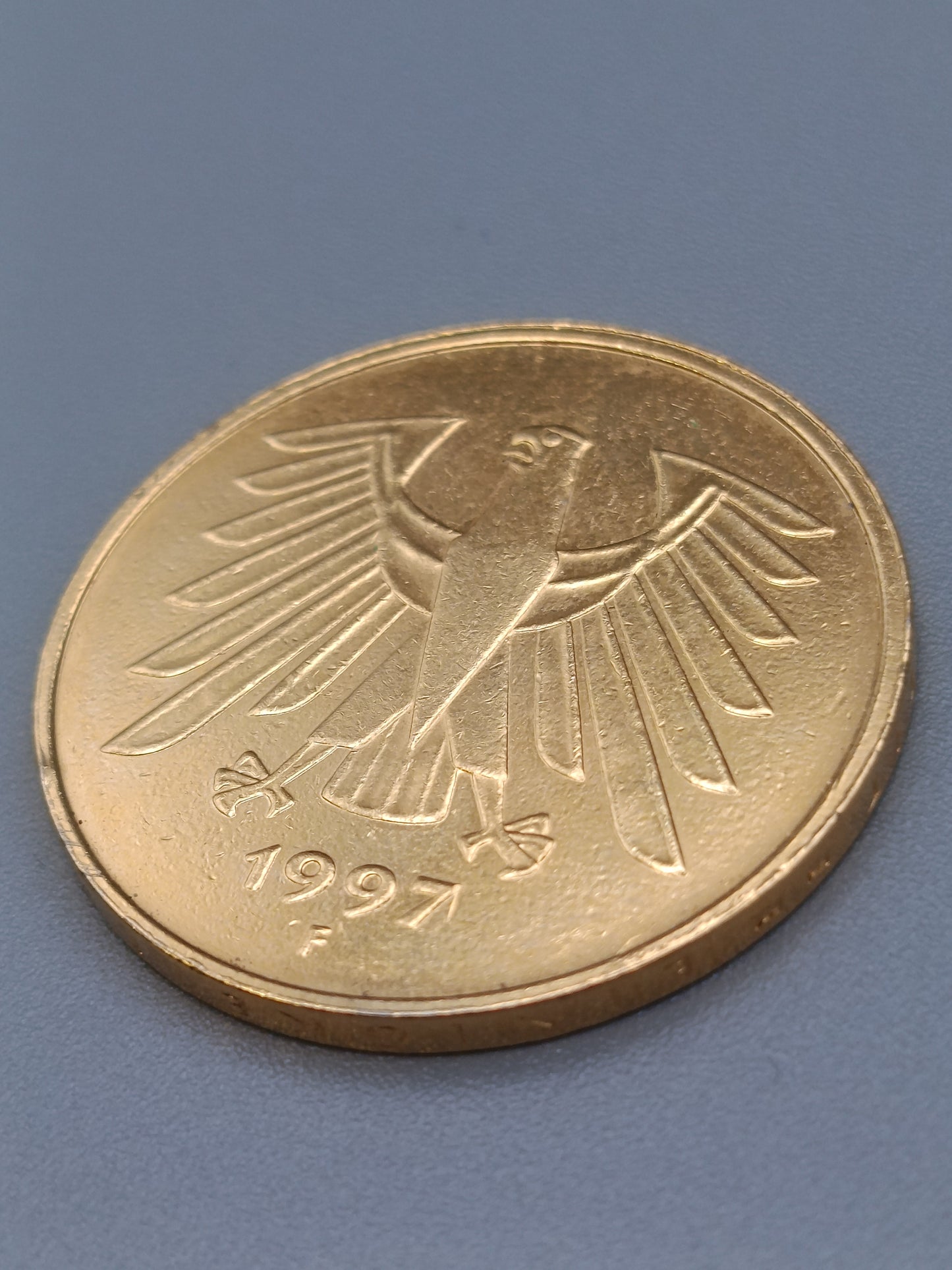 Seltene 5 Deutsche Mark Münze 1997 F Sammlermünze