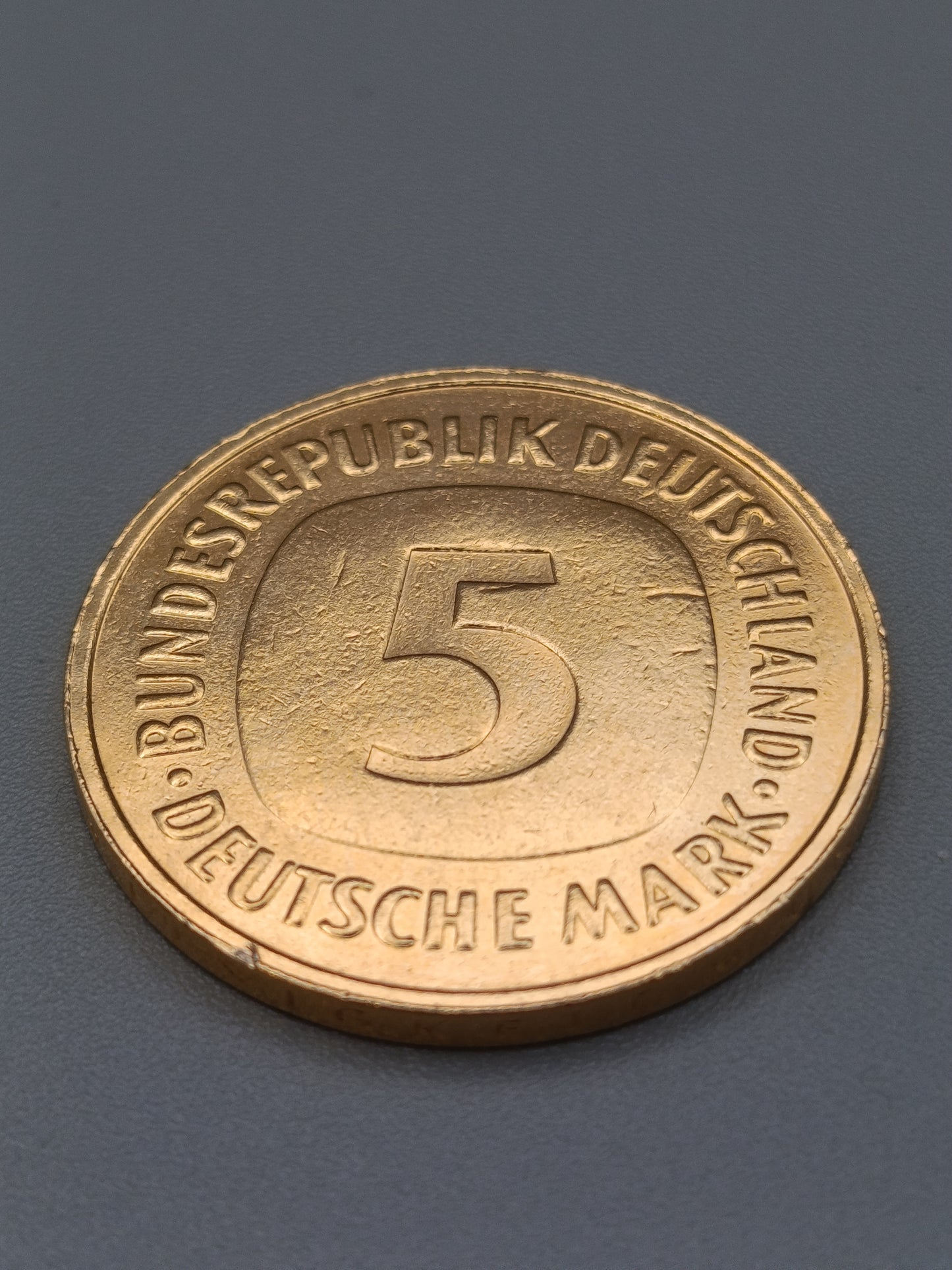 Seltene 5 Deutsche Mark Münze 1997 F Sammlermünze