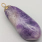 Eleganter Amethyst Edelstein Anhänger Violett