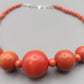 Modische Holz Perlenkette Statement Hals Kette