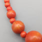 Modische Holz Perlenkette Statement Hals Kette
