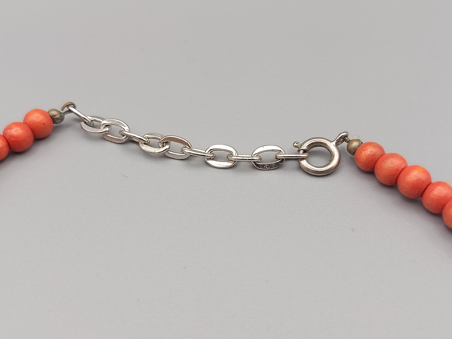Modische Holz Perlenkette Statement Hals Kette