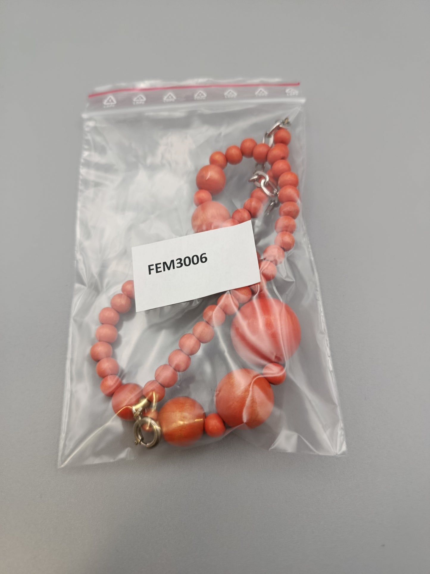 Modische Holz Perlenkette Statement Hals Kette
