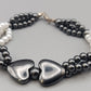 Elegantes Hämatit Herz Armband Modisches Design