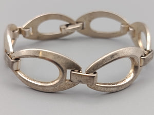 Elegantes Armband in Silberoptik Oval-Design