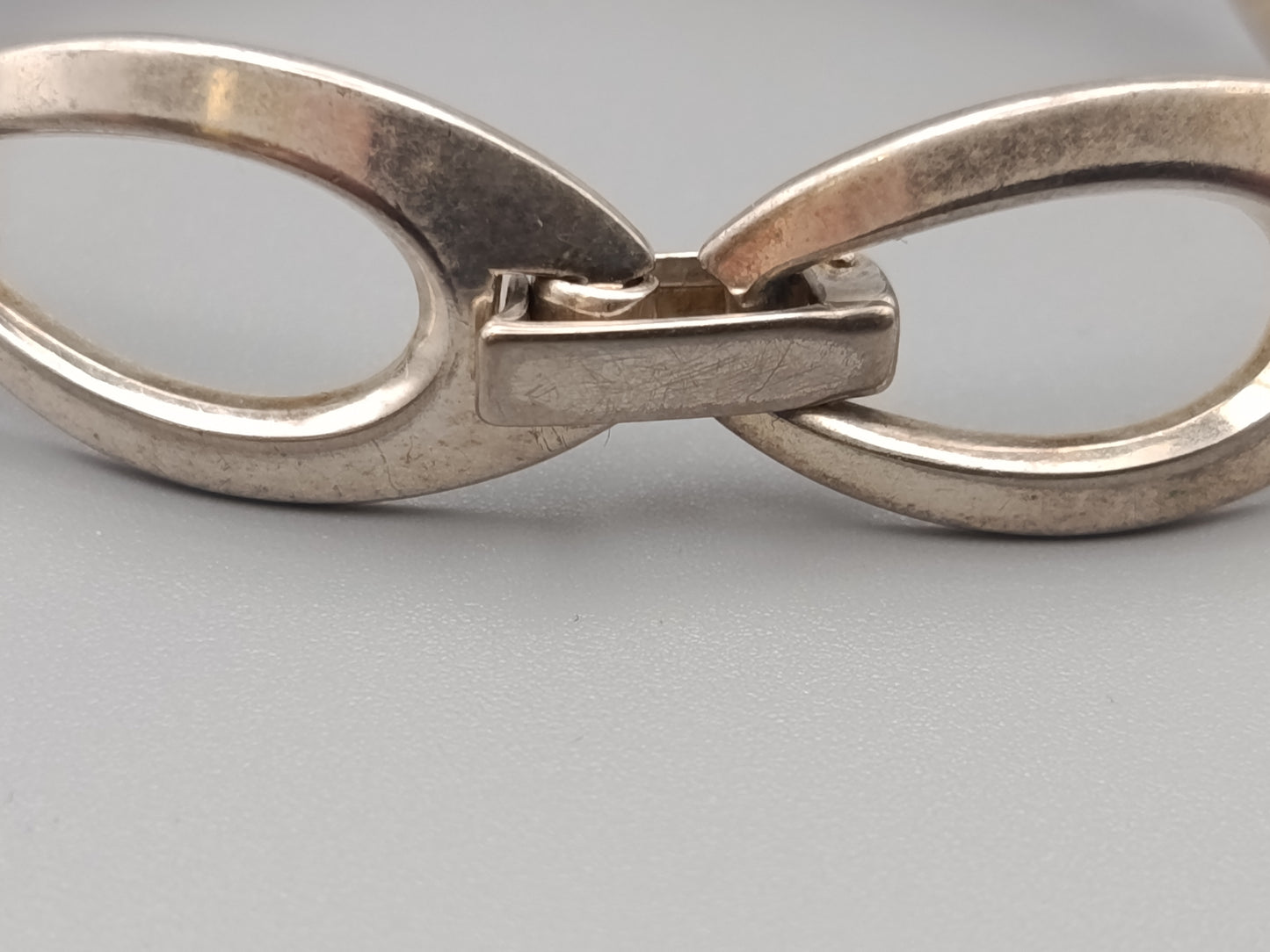 Elegantes Armband in Silberoptik Oval-Design