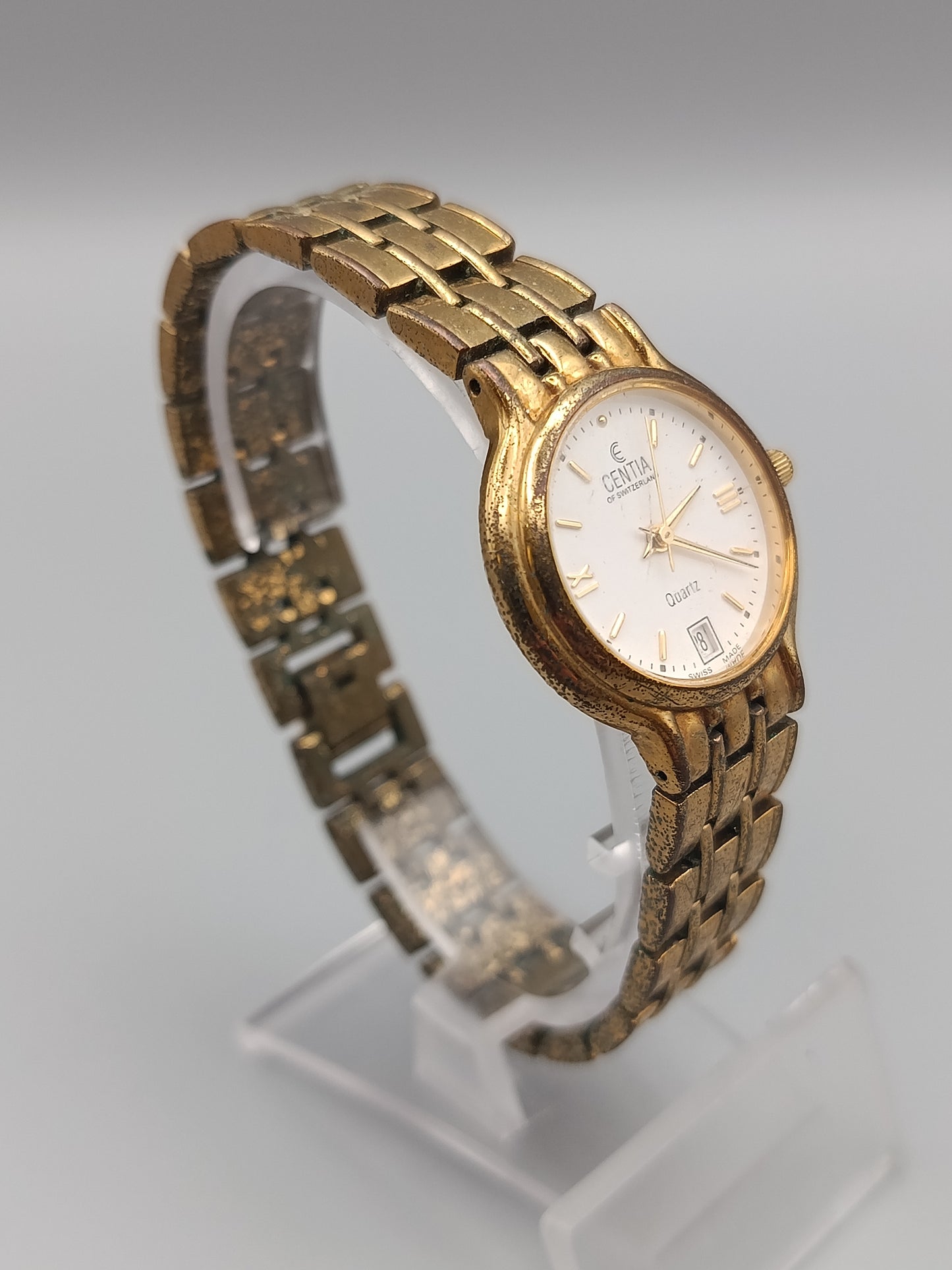 Centia Damen Uhr Elegantes Gold Design