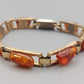 Elegantes Bernstein Gliederarmband Vintage Design