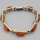 Elegantes Bernstein Gliederarmband Vintage Design