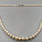 Klassische Perlenkette in Weiß Elegante Hals Kette